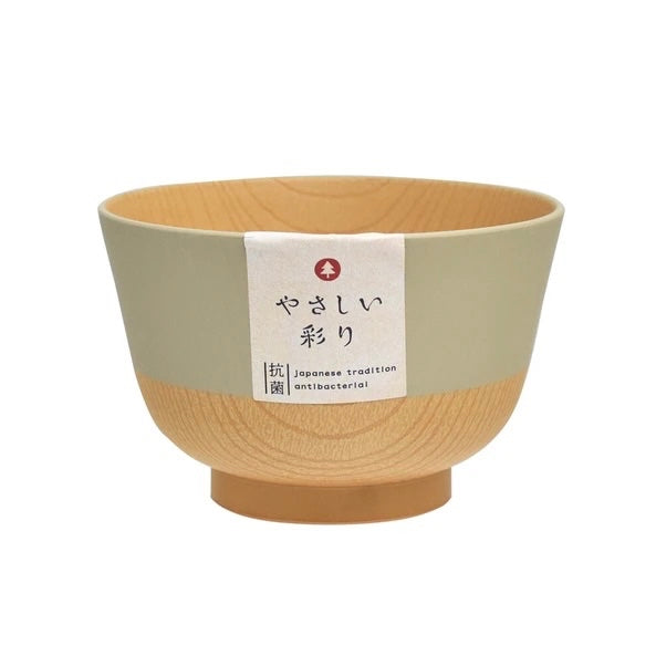 やさしい彩り 丼椀 汁椀 きなり色 あま色 くるみ色 あかね色 うぐいす色 抗菌 電子レンジ食洗機対応 カノー 日本製