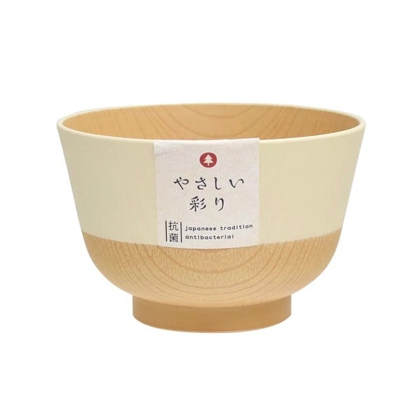 やさしい彩り 丼椀 汁椀 きなり色 あま色 くるみ色 あかね色 うぐいす色 抗菌 電子レンジ食洗機対応 カノー 日本製