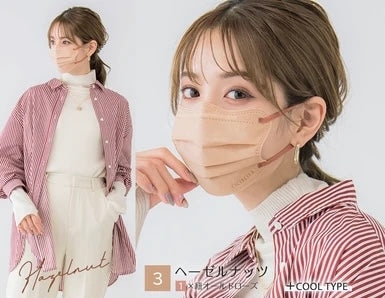 【4Dタイプ 10枚入】CICIBELLA シシベラ 4D立体バイカラーマスク 小顔マスク くちばし 肌にやさしい 花粉症対策 防災