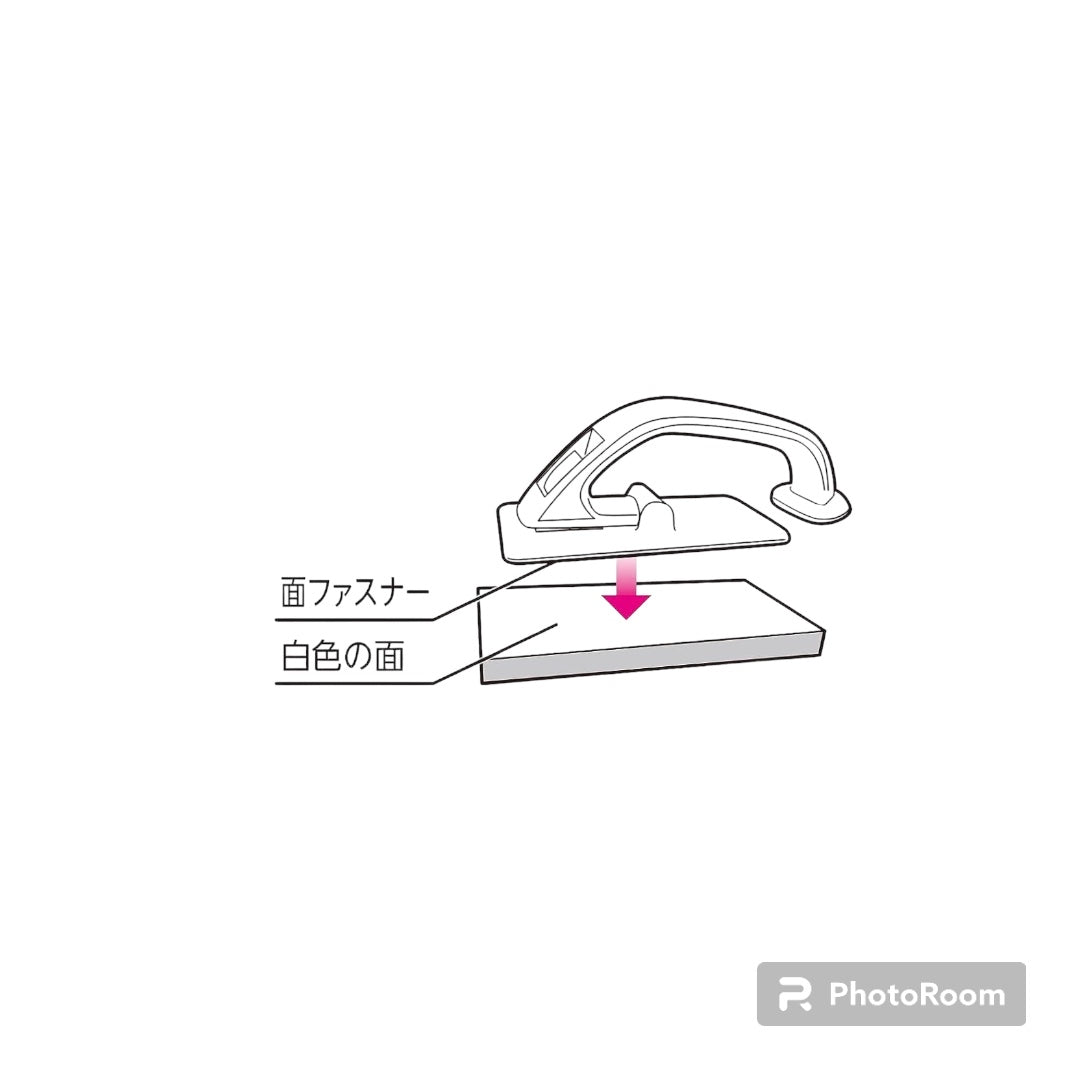 浴室床洗いブラシ アズマ工業 マグネットでくっつくシリーズ sm@rt779 ホワイト 磁石 便利収納 バススポンジ お風呂掃除