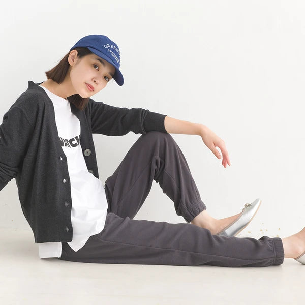 OMNES オムネス ふわ軽!静電気防止マイクロフリース ジョガーパンツ レディース Mサイズ Lサイズ ブラック チャコール ベージュ キャメル 2024秋冬