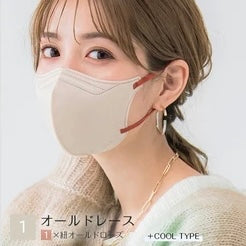 【5Dマスク50枚入】CICIBELLA シシベラ 5D立体マスク 全11色 オールドレース グレージュ ヘーゼルナッツ ライラックアッシュ サンドベージュ ベビーピンク パールレース スノーグレー ミルクティーベージュ モカブラウン グレージュレース 小顔効果 バイカラー 立体 花粉症 防災