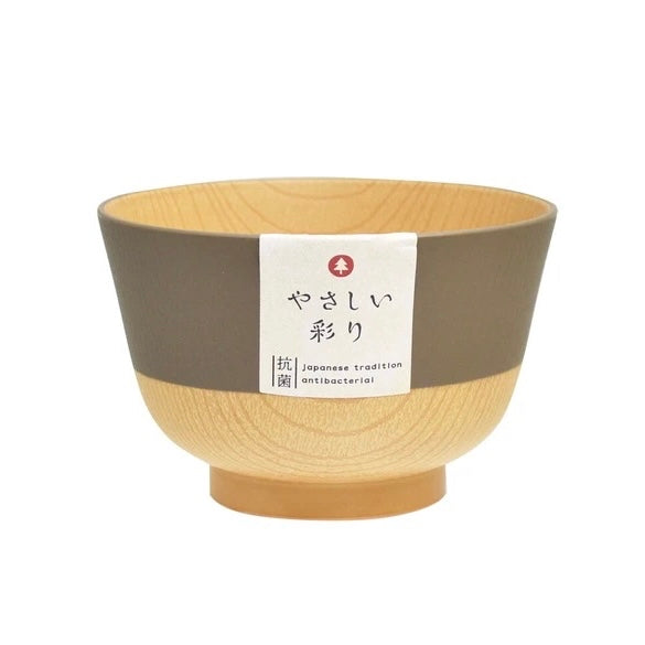 やさしい彩り 丼椀 汁椀 きなり色 あま色 くるみ色 あかね色 うぐいす色 抗菌 電子レンジ食洗機対応 カノー 日本製