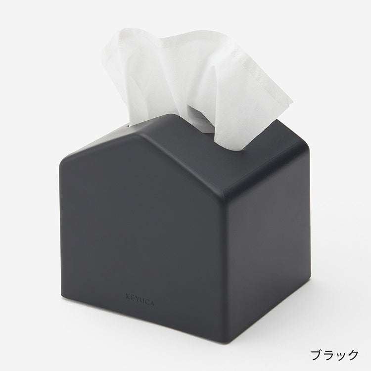 KEYUCA ケユカ ティッシュケース Moi ホワイト ライトグレー ブラック ウォルナット 詰め替えケース コンパクト 省スペース