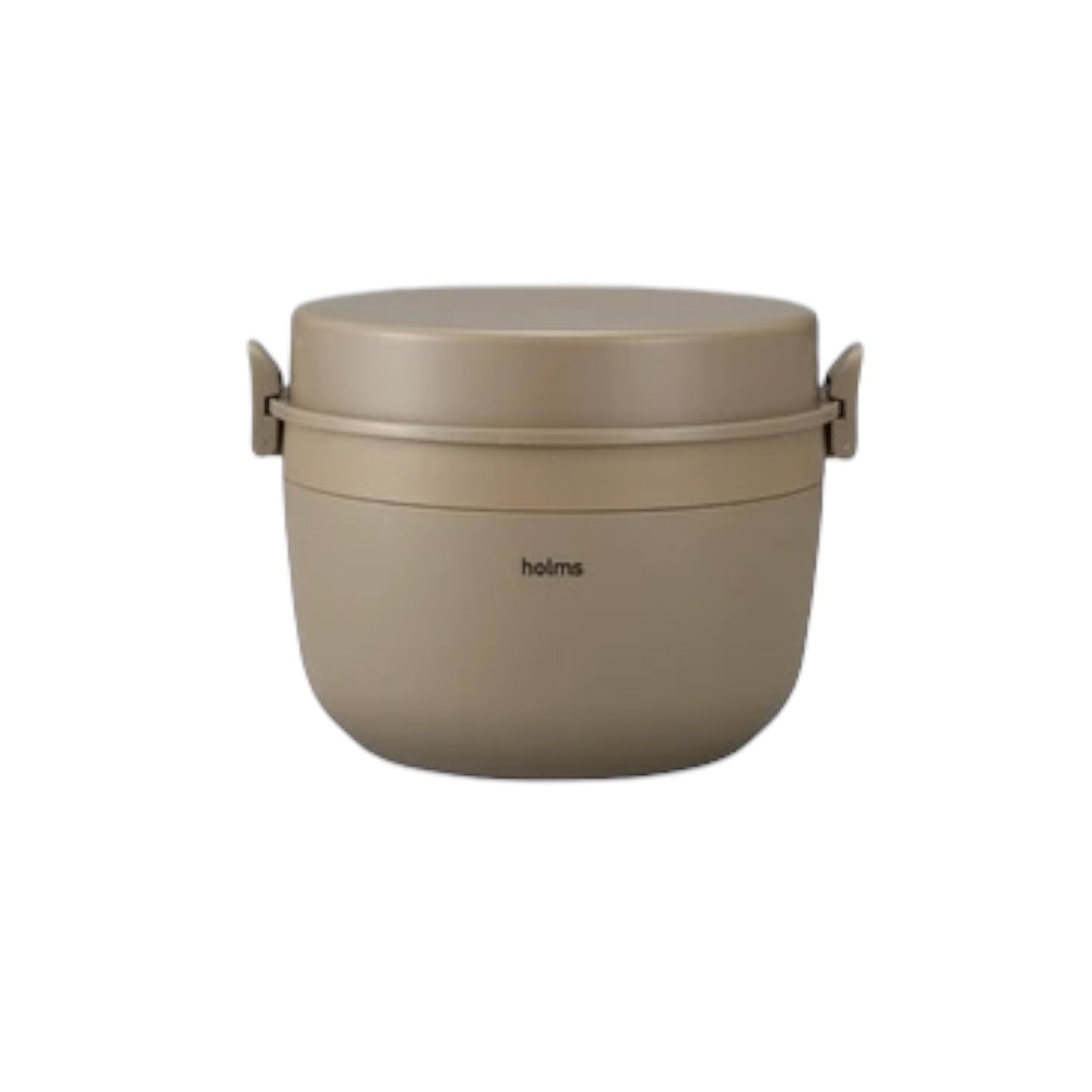 CBジャパン 真空断熱 holms ランチジャー 870ML グレー ベージュ 保温 保冷 ランチボックス お弁当箱 食洗機OK 電子レンジOK