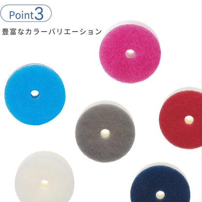 マーナ marna POCOキッチンスポンジ 吸盤付き グレー ホワイト ネイビー 食器洗い 浮かせる収納 台所用品