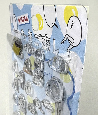 【2月下旬より発送予定】【数量限定】正規品 たまごあし ぷっくりシール 立体シール キャラ スイーツ JAPAN 恐竜 お弁当 いろいろ 大人気
