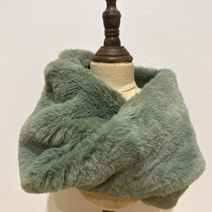 ラビットファー風スヌード・S