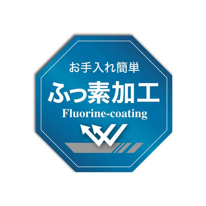 2品同時に作れるフライパン IH対応 ガス火対応 グレーマーブル ブラック 仕切りフライパン フッ素樹脂 木調 CBジャパン