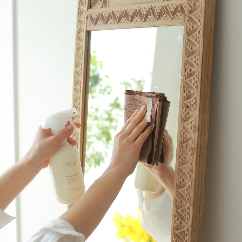 【3枚セット】daily mukuri デイリームクリ 特注マルチクロス グレー ブラウン 床掃除 大掃除 マイクロファイバー ふきん 雑巾 台拭き