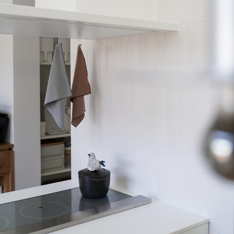 【3枚セット】daily mukuri デイリームクリ 特注マルチクロス グレー ブラウン 床掃除 大掃除 マイクロファイバー ふきん 雑巾 台拭き