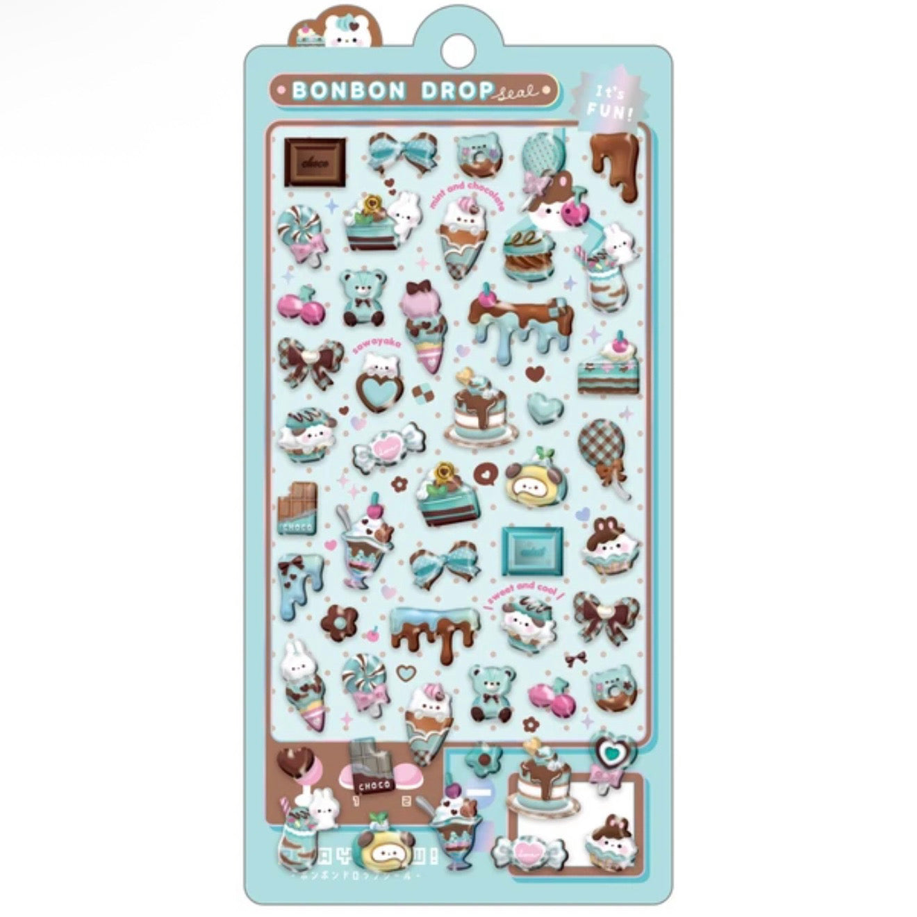 【次回5月上旬入荷予定】【数量限定】正規品 ボンボンドロップ シール ちょこみんボンボン まじょねこボンボン うぃっしゅボンボン すいーつボンボン 大人気