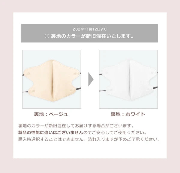 HANAMI ハナミ Cタイプマスク 56枚 ライトラテ グレージュ 保湿対策 丸顔さん向け UV対策 立体マスク 花粉症対策 3層構造 防災 バイカラーマスク 不織布