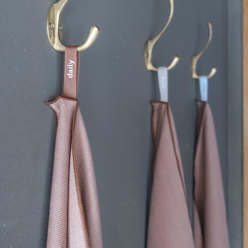 【3枚セット】daily mukuri デイリームクリ 特注マルチクロス グレー ブラウン 床掃除 大掃除 マイクロファイバー ふきん 雑巾 台拭き