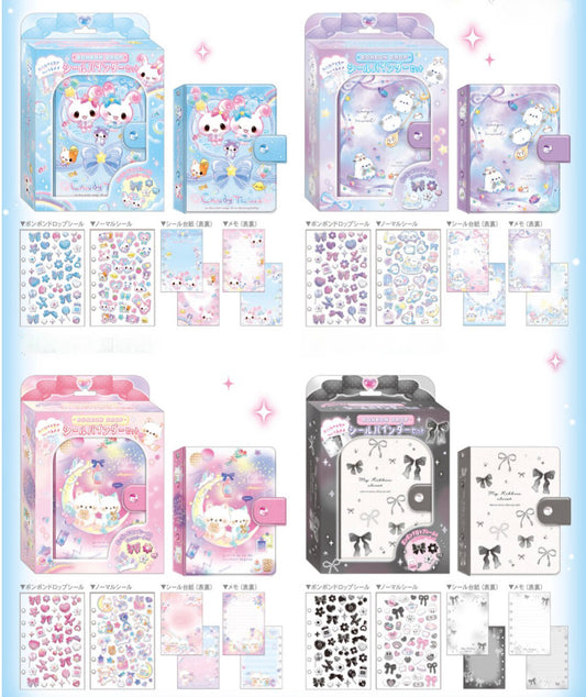 【3月下旬入荷予定】【数量限定】正規品 ボンボンドロップ シールバインダーセット キャンディツインズ きらりんエナガマーチ ナイトミャウ マイリボンクローゼット 大人気