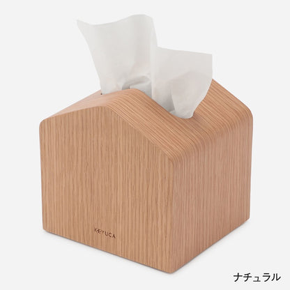 KEYUCA ケユカ ティッシュケース Moi ホワイト ライトグレー ブラック ウォルナット 詰め替えケース コンパクト 省スペース